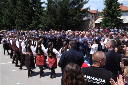 Първа копка за паметника на славянските първоучители