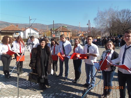 Васил Левски и посета министра