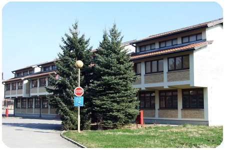 The new school building